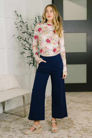 Haptics Direction to Perfection High Neck Long Sleeve Top