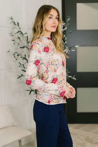 Haptics Direction to Perfection High Neck Long Sleeve Top