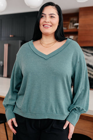 Sew in Love Doesn't Compare V-Neck Top