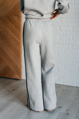 One Eleven North Don't Get Stuck Stripe Detail Sweatpants