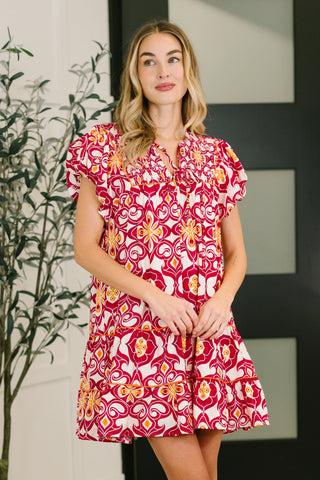 GiGio Don't You Go Away Balloon Sleeve Dress