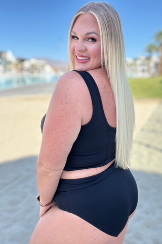 White Birch Down the Block, On A Beach Two Piece Swimsuit