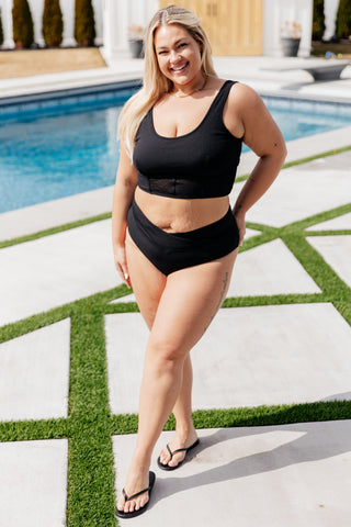White Birch Down the Block, On A Beach Two Piece Swimsuit