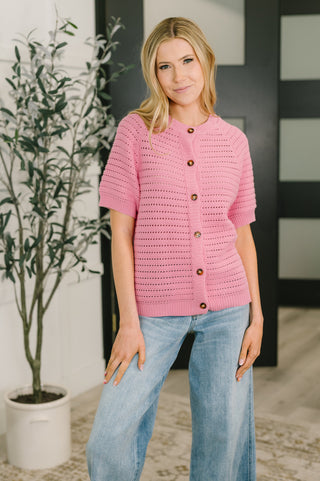 Haptics Dreaming All Day Sweater Knit Button Down