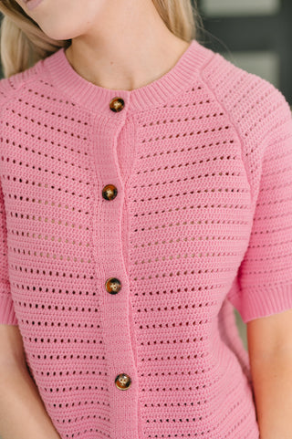 Haptics Dreaming All Day Sweater Knit Button Down