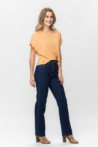 Judy Blue High Waist "Tummy Control" Classic Straight Denim Jeans 88575