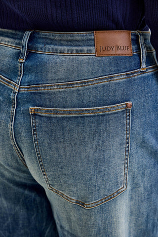 Judy Blue High Waist Vintage Blast Wilhelmina Baggy Denim Jeans 881157