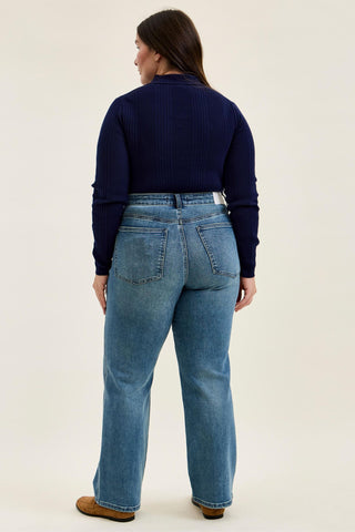 Judy Blue High Waist Kimberly Rigid Magic Straight Denim Jeans 881185