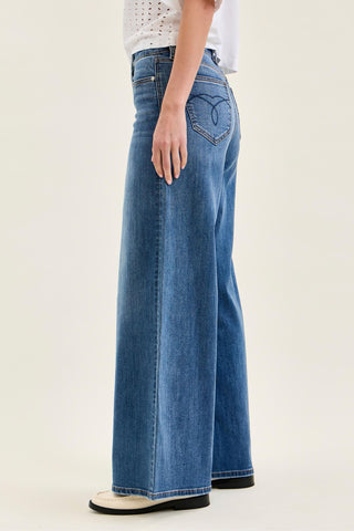 Judy Blue High Waist Palazzo Denim Jeans 82749