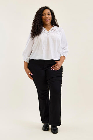 Judy Blue High Waist Tummy Control Black Bootcut Denim Jeans 881184