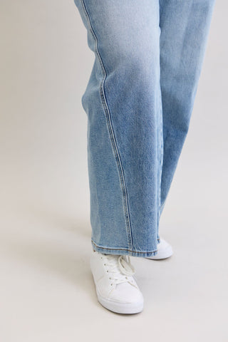 Judy Blue High Waist Wilhemina Rigid Magic Twisted Side Seam Denim Jeans 881013