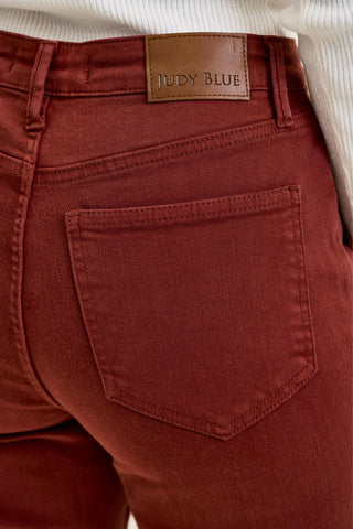Judy Blue High Waist Pumpkin Spice Aurora Weekender Denim Jeans 881197