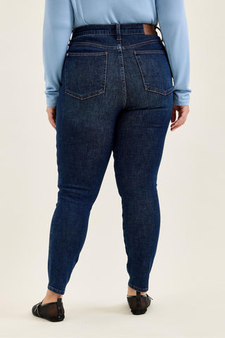 Judy Blue High Waist Tummy Control Sienna Bandana Skinny Denim Jeans 881156