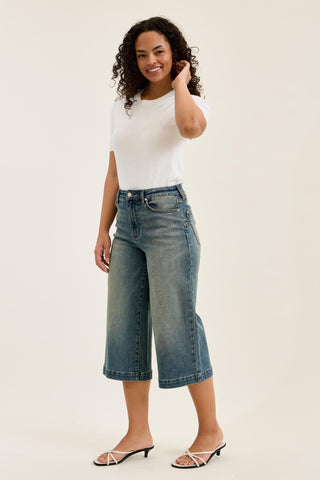 Judy Blue High Waist Marian Culotte Denim Jeans 881143