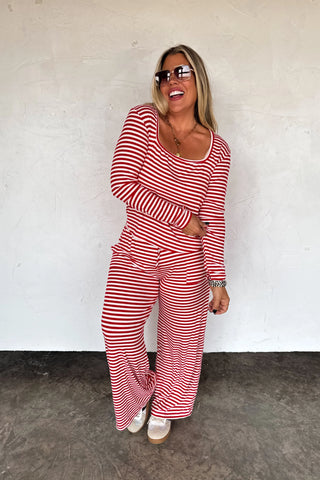 Blakeley Haddie Stripe Lounge Set