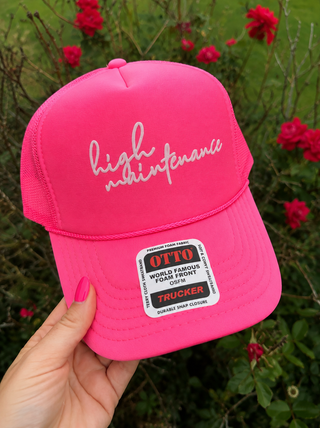 Southern Bliss High Maintenance Hot Pink Otto Trucker Hat