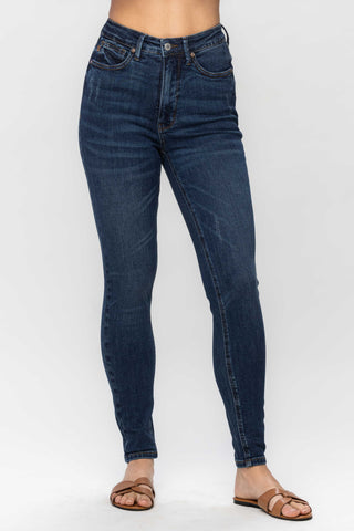 Judy Blue High Waist "Control Top" Tummy Control Skinny Denim 88692-Jeans-Sunshine and Wine Boutique