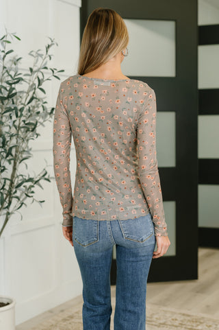 One Eleven North Easy Lovin' Mesh Layering Top