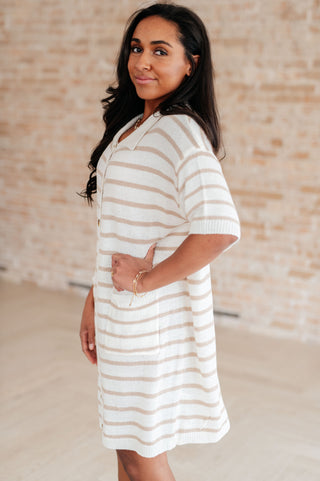 BiBi Easy Street Striped Dress