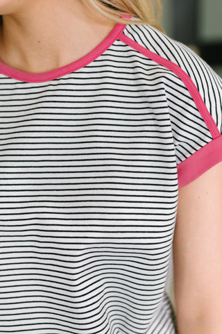 Emotionally Attached Trim Detail Tee