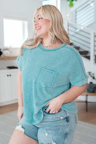 Very J End of Beginning Mineral Wash Top