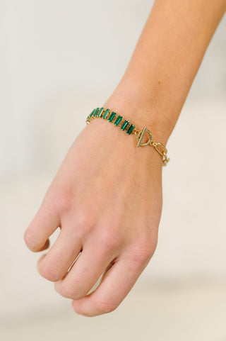 Pannee Esmeralda Toggle Bracelet in Green