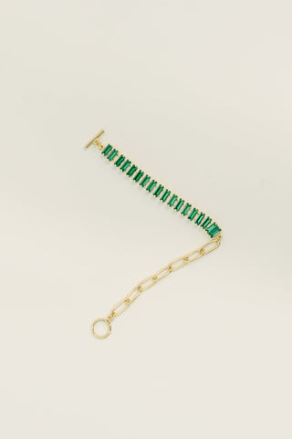 Pannee Esmeralda Toggle Bracelet in Green
