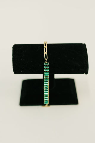 Pannee Esmeralda Toggle Bracelet in Green