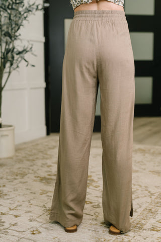 Zenana Essential Feeling Straight Leg Lounge Pants in Light in Cocoa