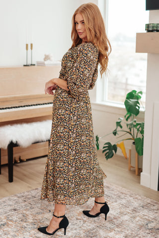 Polagram Ever So Briefly Floral Maxi Dress