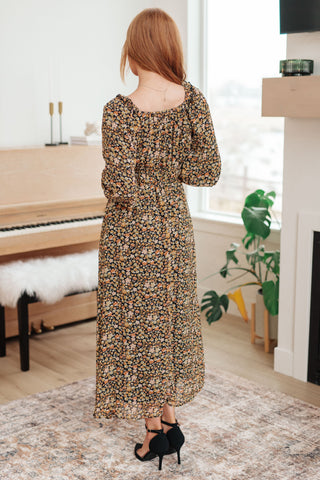 Polagram Ever So Briefly Floral Maxi Dress