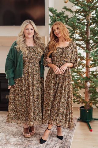Polagram Ever So Briefly Floral Maxi Dress