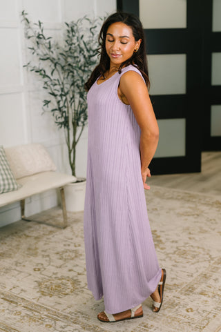 Dear Scarlett Everything She Wants Sleeveless Maxi Dress in Lavender