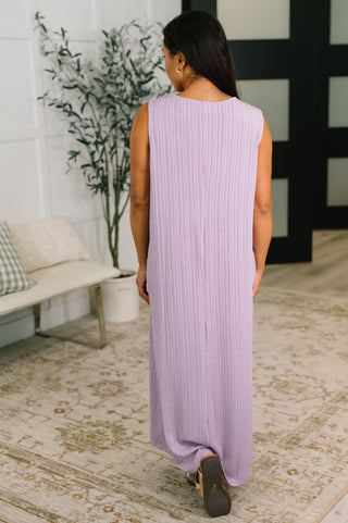 Dear Scarlett Everything She Wants Sleeveless Maxi Dress in Lavender