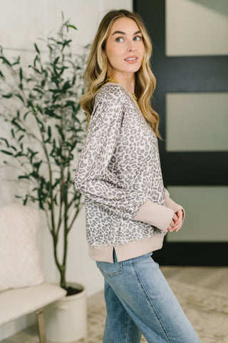 One Eleven North Everything You Need Patchwork Crew Neck Pullover