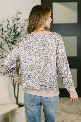 One Eleven North Everything You Need Patchwork Crew Neck Pullover