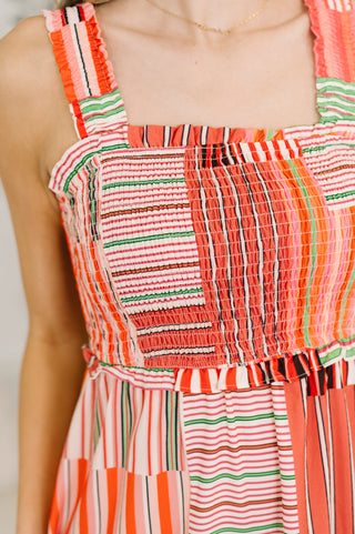 One Eleven North Extra Sentimental Wide Strap Tiered Dress