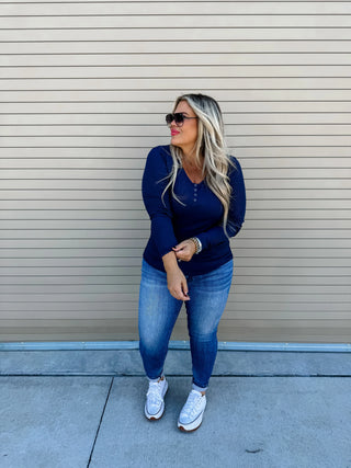 Blakeley Brooklyn Snap Henley in Five Colors