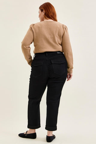 Judy Blue High Waist Black Aurora Weekender Denim Jeans 881217