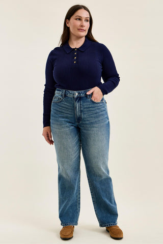 Judy Blue High Waist Kimberly Rigid Magic Straight Denim Jeans 881185