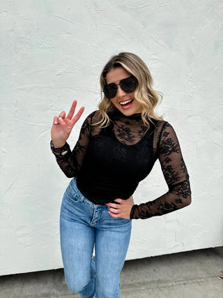 Blakeley Valentine Roxy Lace Top in Five Colors