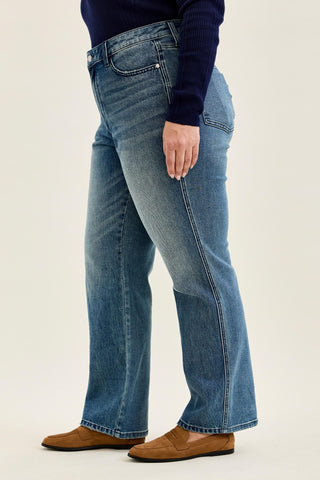 Judy Blue High Waist Kimberly Rigid Magic Straight Denim Jeans 881185