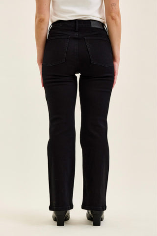 Judy Blue High Waist Tummy Control Black Bootcut Denim Jeans 881184 - Petite