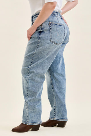 Judy Blue High Waist Double Waistband Marlow Arc Denim Jeans 881102