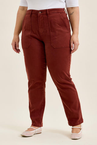 Judy Blue High Waist Pumpkin Spice Aurora Weekender Denim Jeans 881197