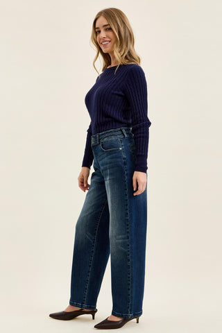Judy Blue High Waist Double Button Marlow Arc Denim Jeans 881131