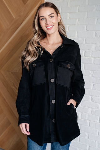 Jodifl Fantastic in Fleece Jacket in Black