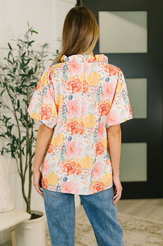 Haptics Feel The Way That I Want Balloon Sleeve Blouse