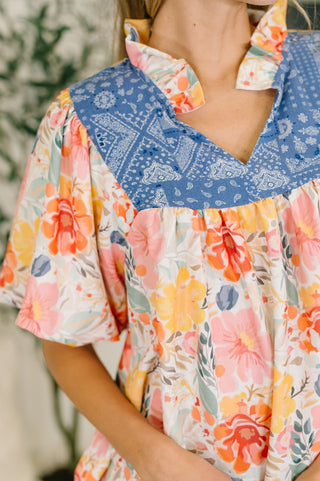 Haptics Feel The Way That I Want Balloon Sleeve Blouse
