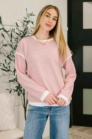 One Eleven North Feeling Restless Textured Drop Shoulder Top